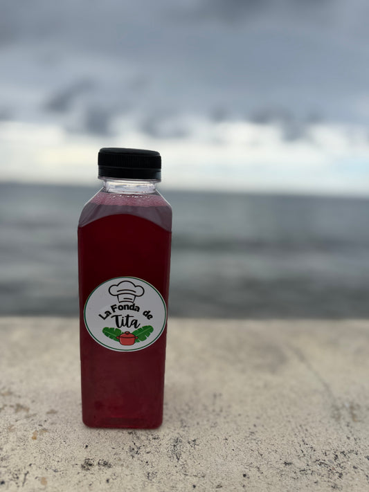 Jugo Flor de Jamaica 16oz